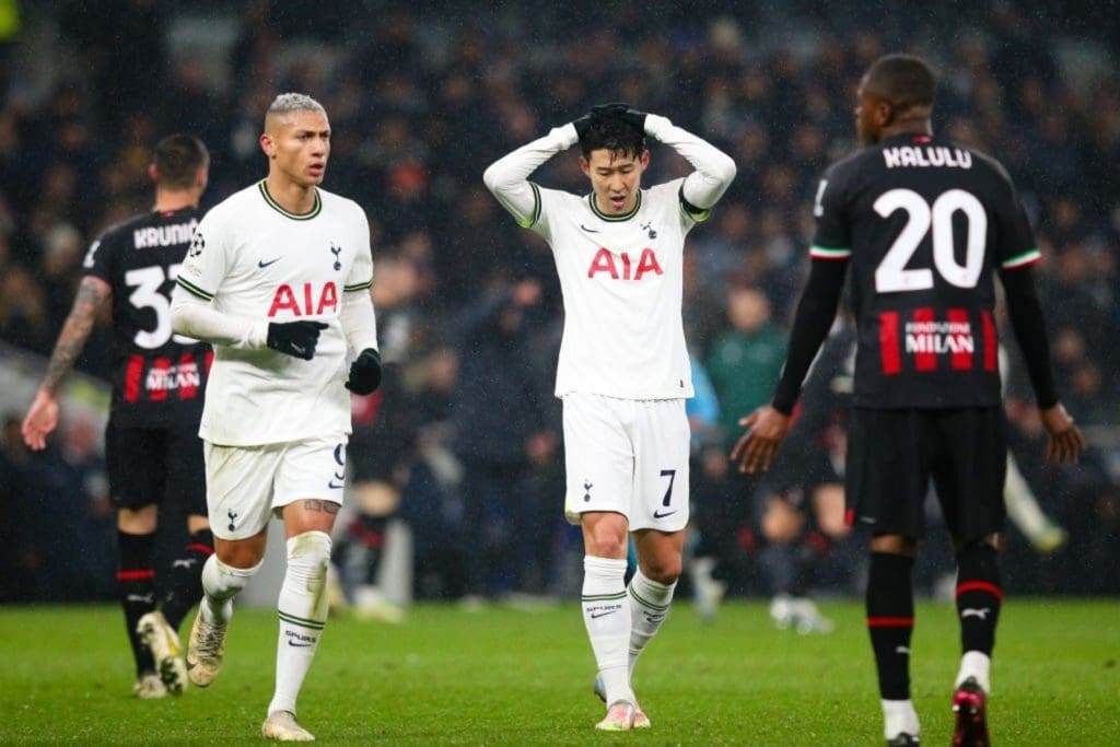 Tottenham no pudo vulnerar el arco del Milan en la serie