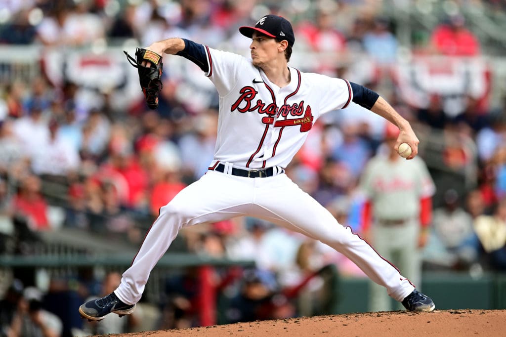 BRONX, NY - AUGUST 24: Patrick Corbin #46 of the Washington Nationals  pitches during the Major League Baseball game against theNew York Yankees  on August 24, 2023 at Yankee Stadium in the