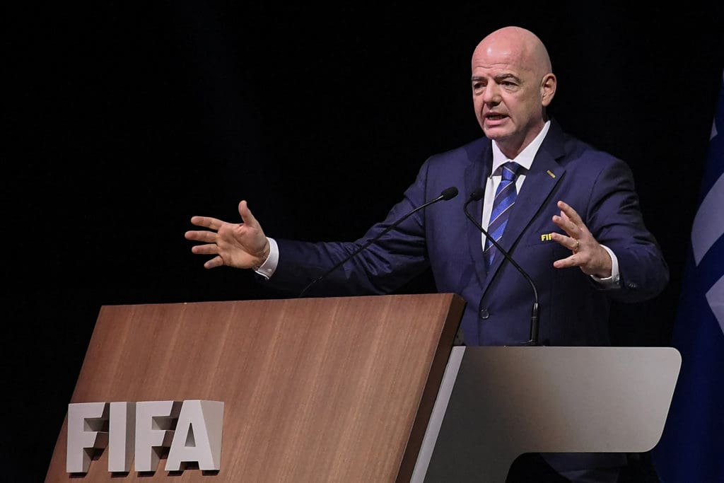 Gianni Infantino, presidente de la FIFA, anunció la realización del Mundial 2030 en tres continentes.