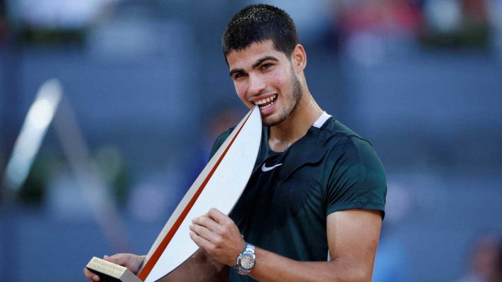 Carlos Alcaraz, campeón defensor del Mutua Madrid Open 2023.