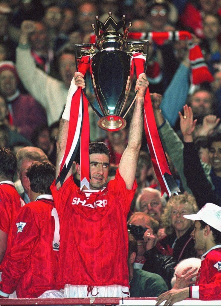 Manchester United, con Eric Cantona a la cabeza, fue el primer campeón de la Premier League.