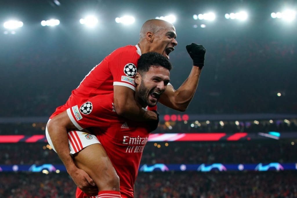 Goncalo Ramos y Joao Mario, dos de las figuras del Benfica