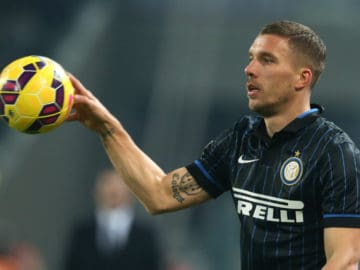 Podolski at Inter