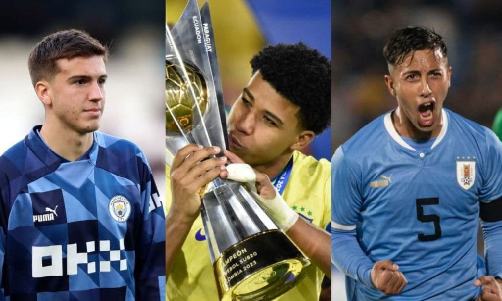 Máximo Perrone, Andrey Santos y Fabricio Díaz, tres de las figuras llamadas a destacar en el Mundial sub 20
