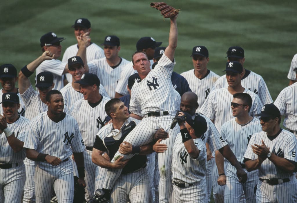 David Cone lanzó el tercer juego perfecto de los Yankees