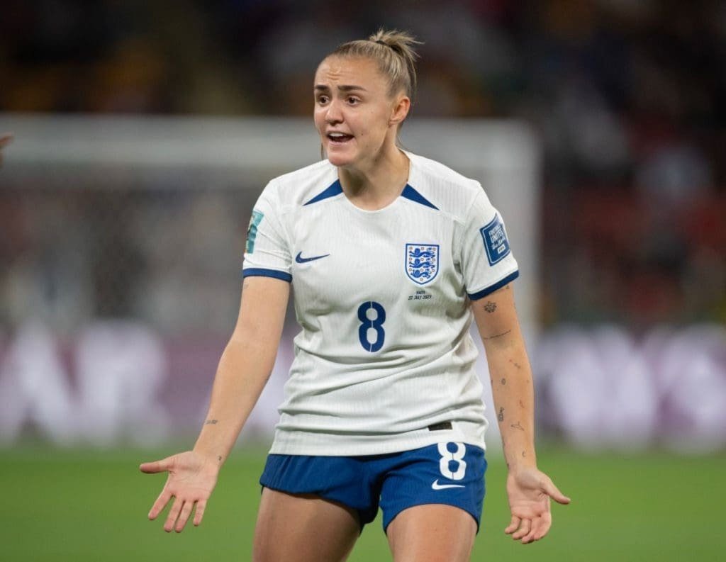 Georgia Stanway anotó el único gol de Inglaterra en lo que va de Mundial femenino 2023.
