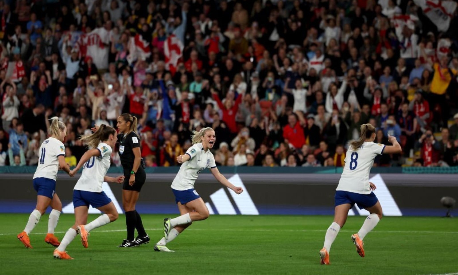 Georgia Stanway anotó el único gol de Inglaterra en lo que va de Mundial femenino 2023.