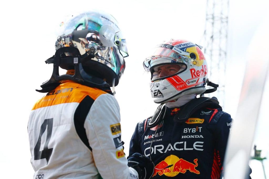 Norris y Verstappen