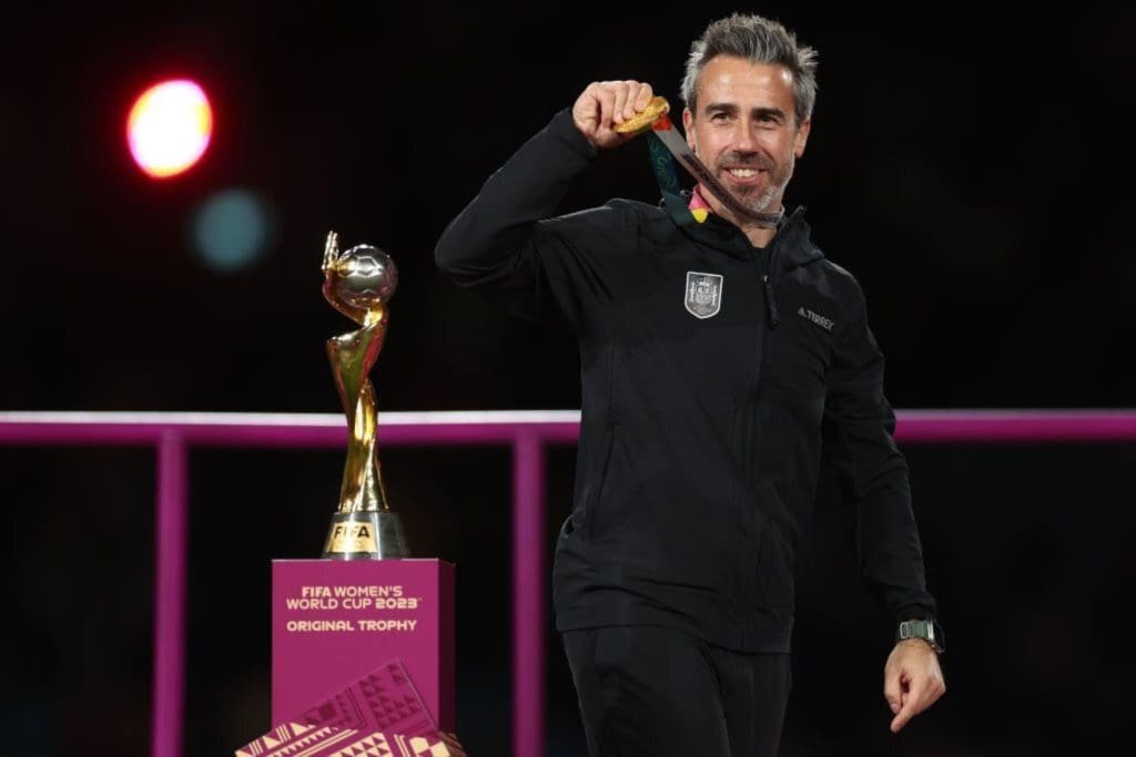 Olga Carmona, la heroína de España: “Teníamos la vibra de que lo conseguiríamos” 2 Jorge Vilda, DT de la Roja.