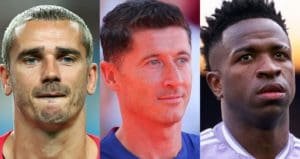 Griezmann, Lewandowski y Vinicius, figuras de La Liga