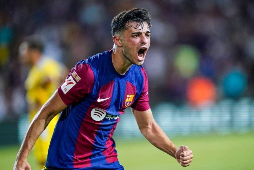 Pedri marcó el 1-0 para Barcelona ante Cádiz.