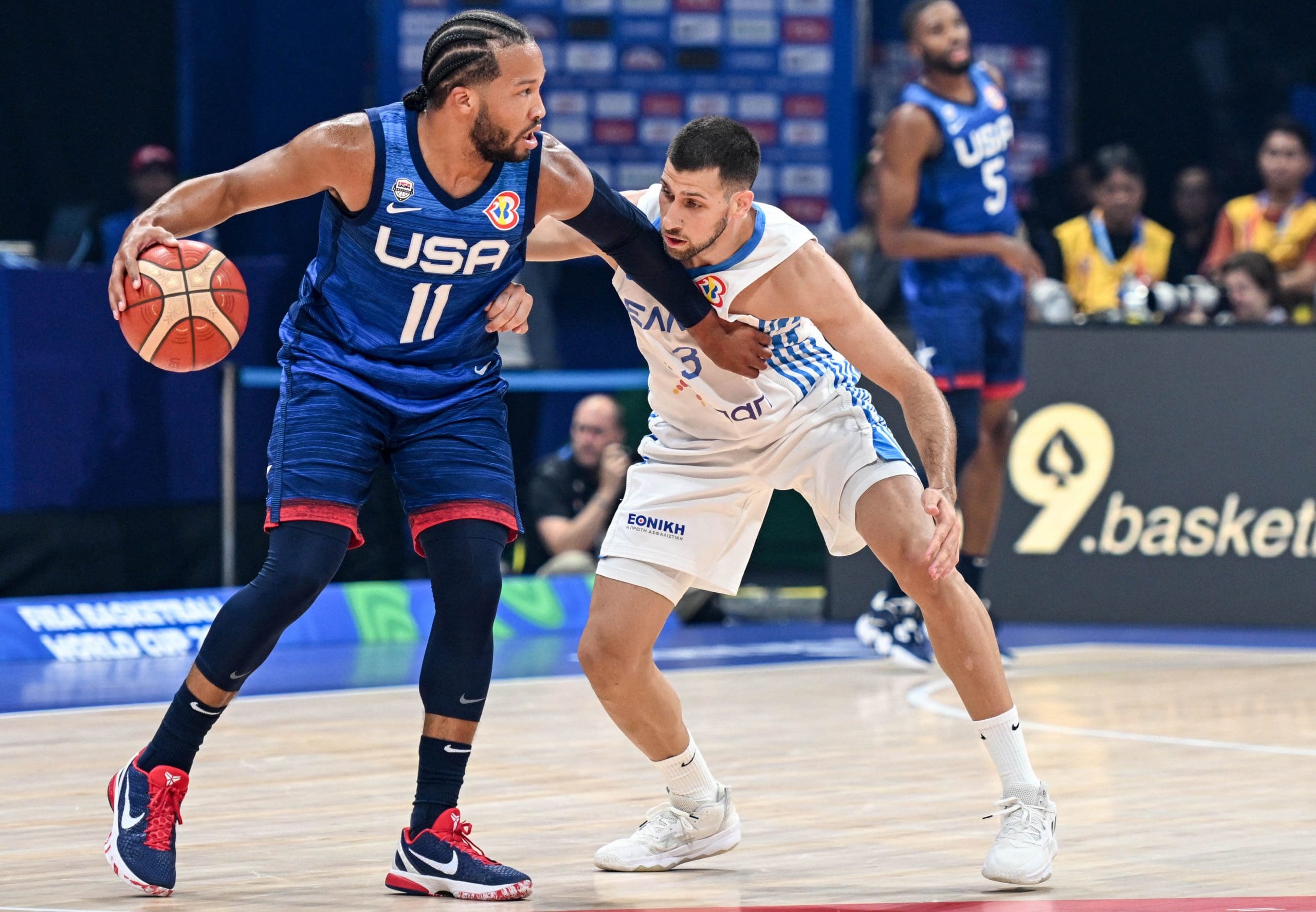 Jalen Brunson fue uno de los mejores jugadores del Team USA ante Grecia