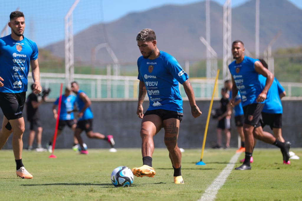 Josef Martínez, delantero de Venezuela. Foto: FVF.