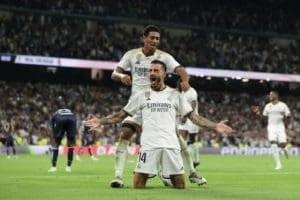 Joselu Mato, autor del gol del triunfo de Real Madrid.