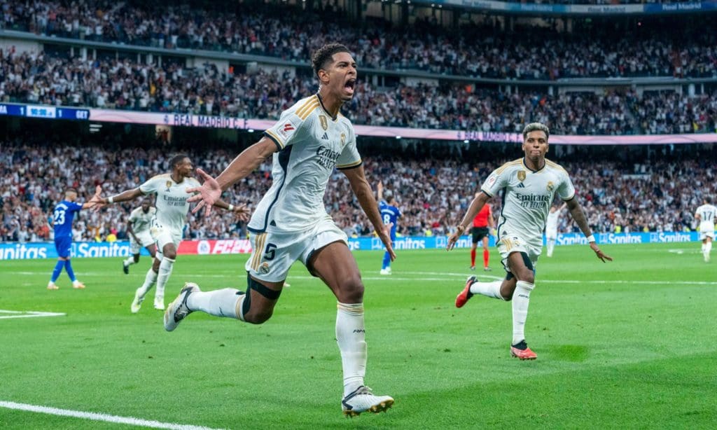 Jude Bellingham metió su quinto gol en cuatro partidos para Real Madrid.