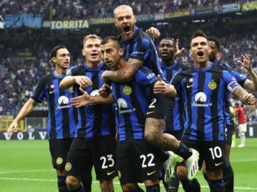 Inter aplastó al Milan en la Serie A