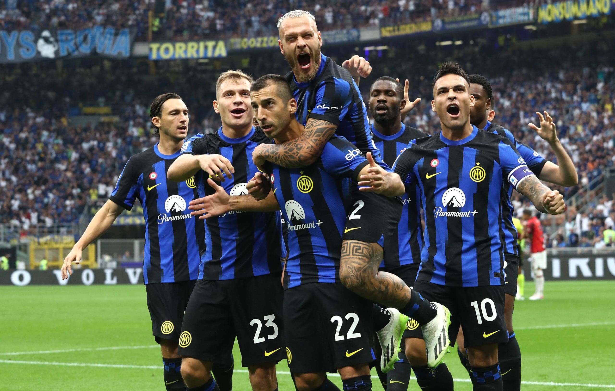 Inter aplastó al Milan en la Serie A