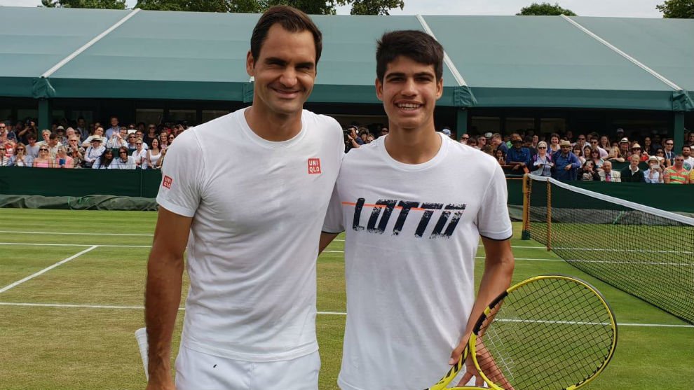 carlos alcaraz y roger federer