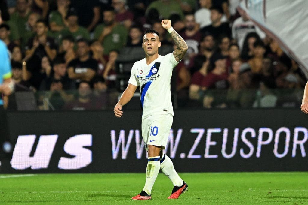 Lautaro Martínez anotó 4 goles ante Salernitana