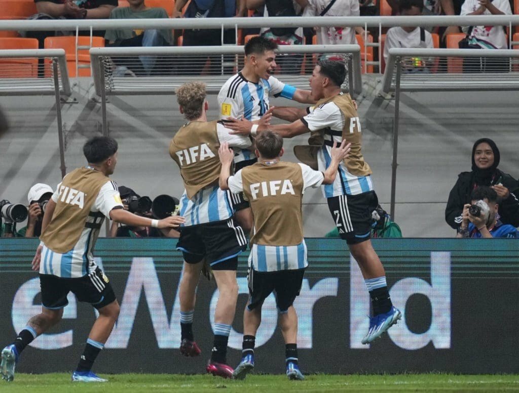 Argentina está en semifinales del Mundial sub 17.