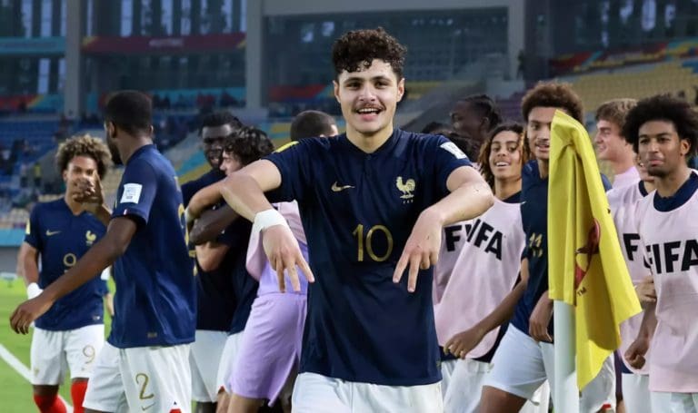 Ismail Bouneb anotó el gol de Francia.