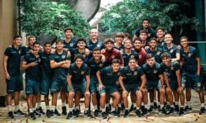 La selección sub 17 de Venezuela que estará en el Mundial de la categoría. Foto: FVF.