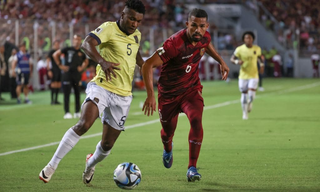 Yangel Herrera en el Venezuela 0-0 Ecuador.