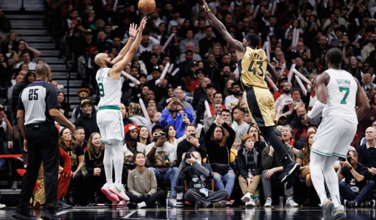 Celtics arruinan debut de Raptors en el In-Season Tournament