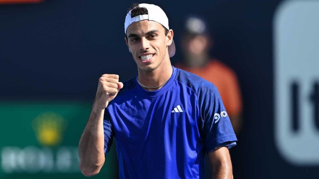 4 tenistas de Latam terminaron el año en el top 30 de la ATP 2 cerundolo miami 2023 monday celebration