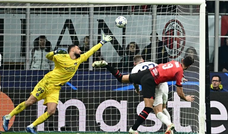 Champions League: Milan vence al PSG y sigue vivo en la competencia