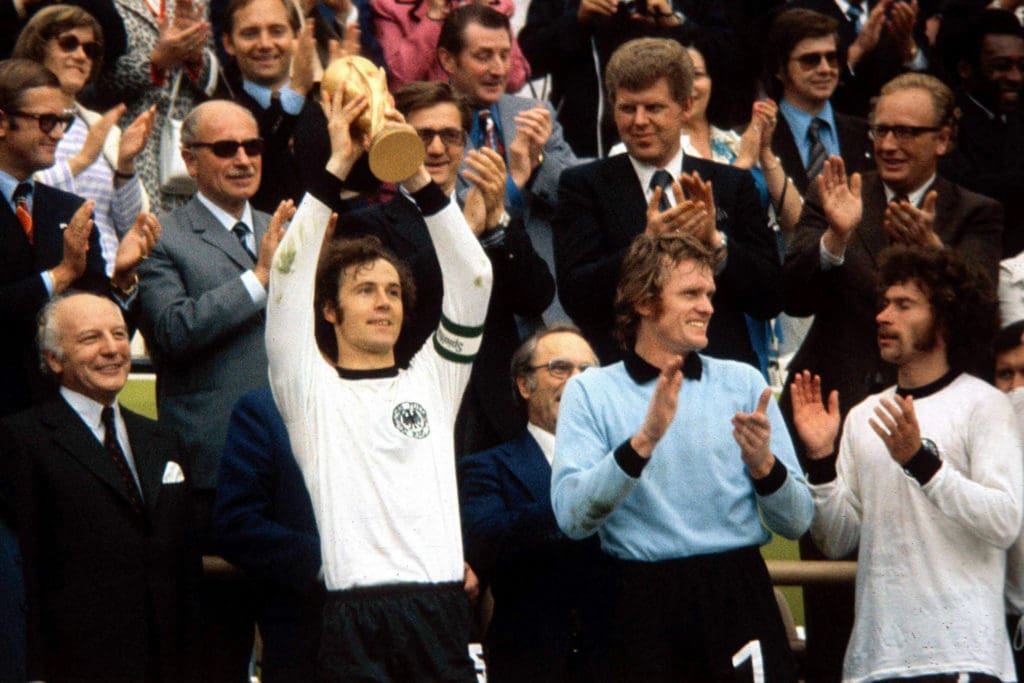 Franz Beckenbauer en 1974.