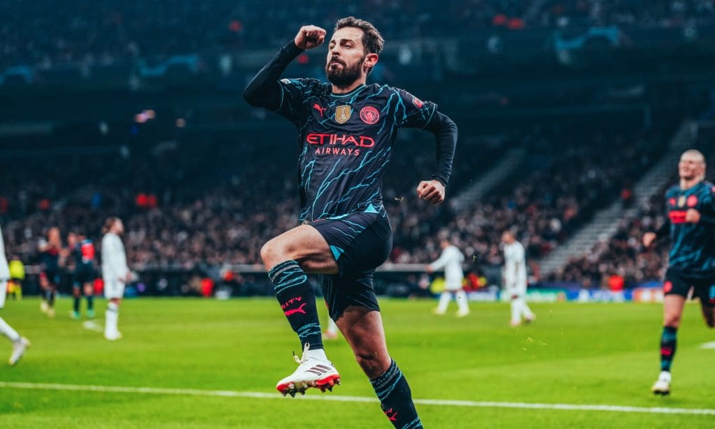 Bernardo Silva anotó en la victoria de Manchester City sobre Copenhague.