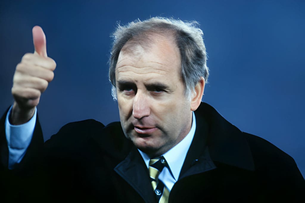 Carles Rexach, DT del Barcelona.