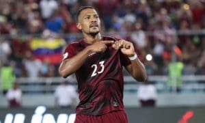 Salomón Rondón, máximo goleador de la Vinotinto.