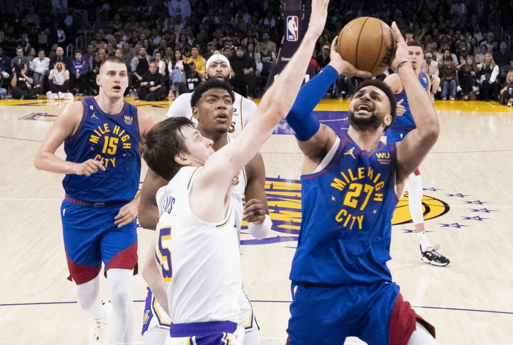 Los Nuggets ya registran nueve victorias consecutivas ante los Lakers en toda la NBA.