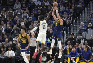 Mientras Steph Curry descanso la noche de hoy, Klay Thompson con sus 32 puntos le da la victoria a los Warriors 118-110 ante Utah