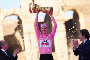 Tadej Pogacar finalizó en Roma un Giro de auténtico sobresaliente.