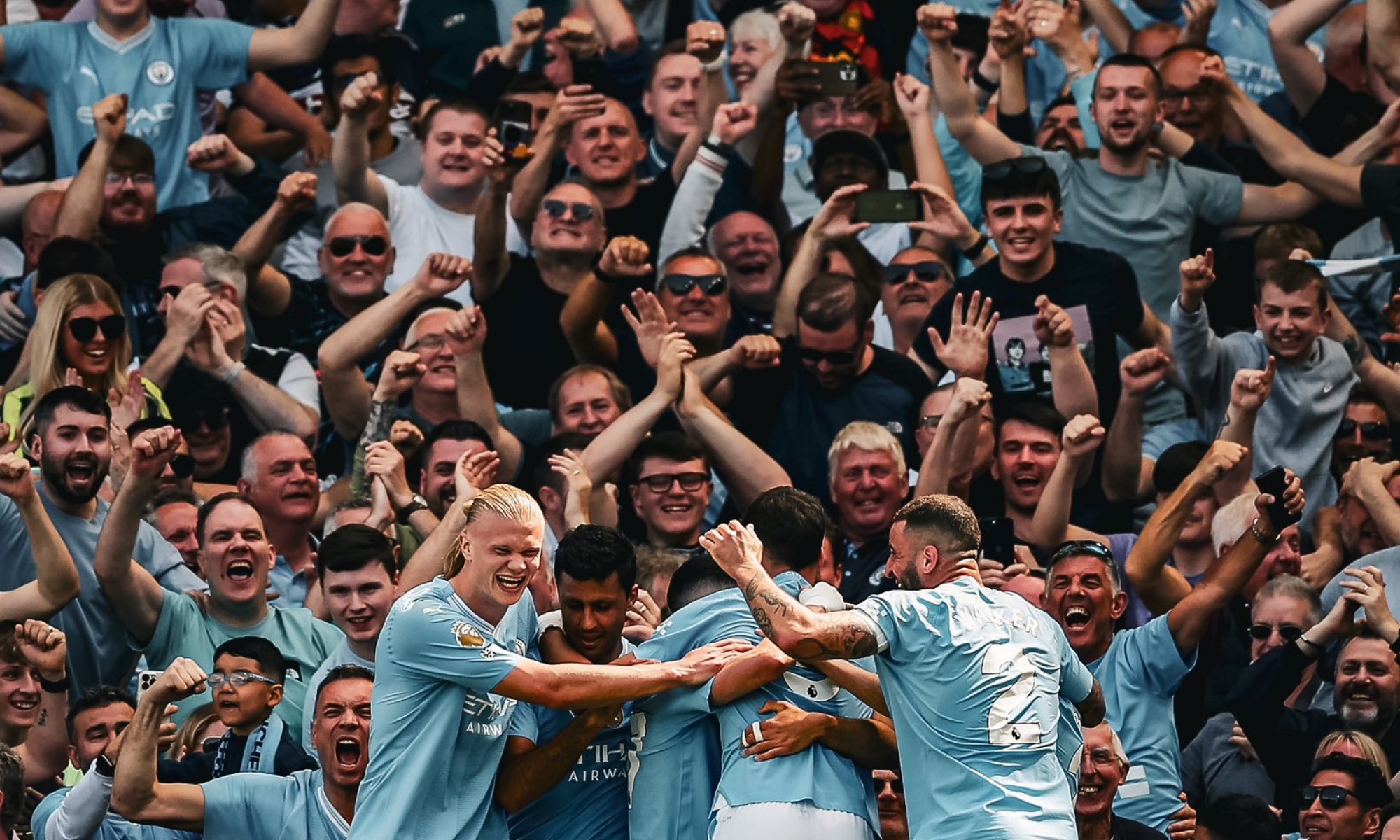 Manchester City es campeón de la Premier League por cuarta vez seguida.