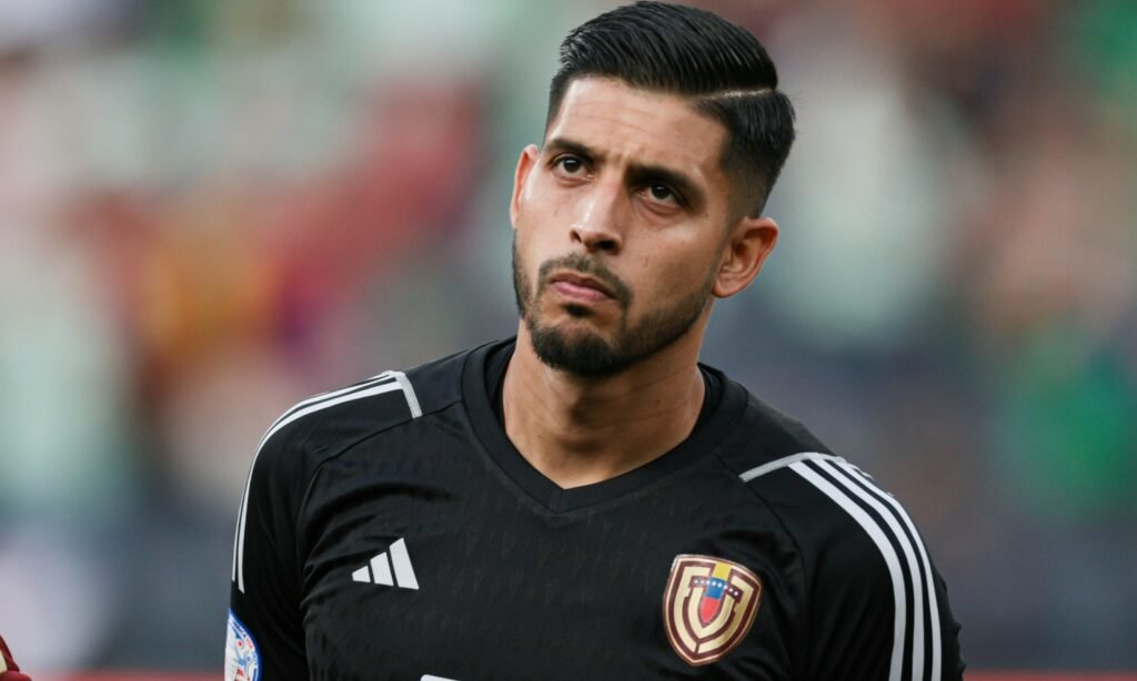 Rafa Romo con la Vinotinto.
