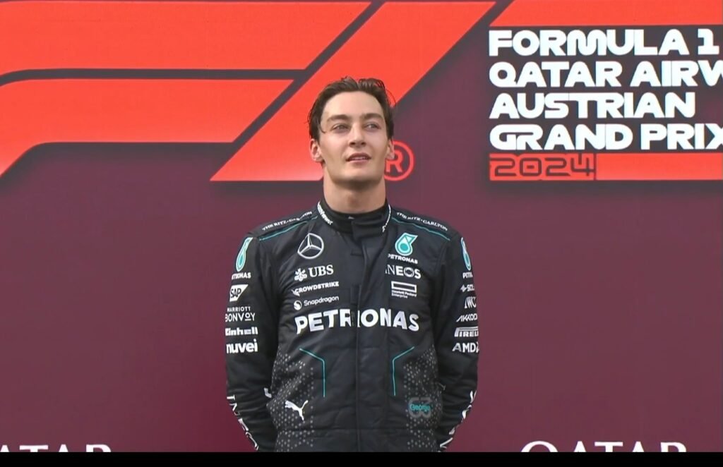 Russell exultante tras su victoria en Austria: "Estábamos en el lugar adecuado para capitalizar" 32 Screenshot 20240630 171256 com.twitter.android e1719760489918