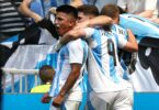 Thiago Almada abrió el marcador para Argentina.