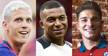 Dani Olmo, Kylian Mbappé y Julián Álvarez, los tres nuevos rostros de La Liga.