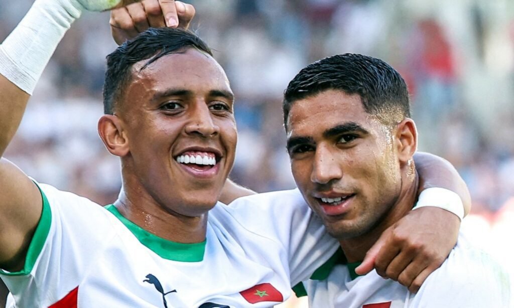 Soufiane Rahimi y Achraf Hakimi.