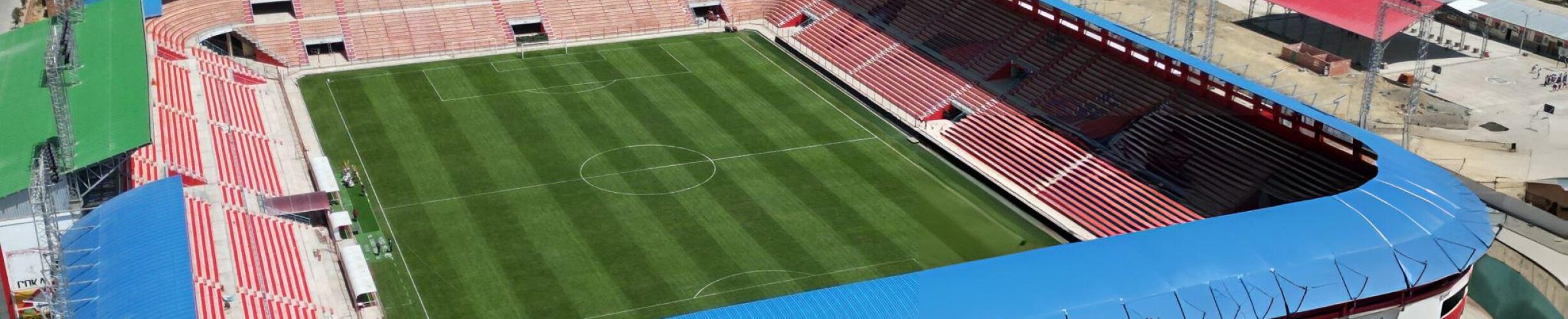 Estadio Municipal de El Alto, sede del Bolivia vs Venezuela de este jueves.