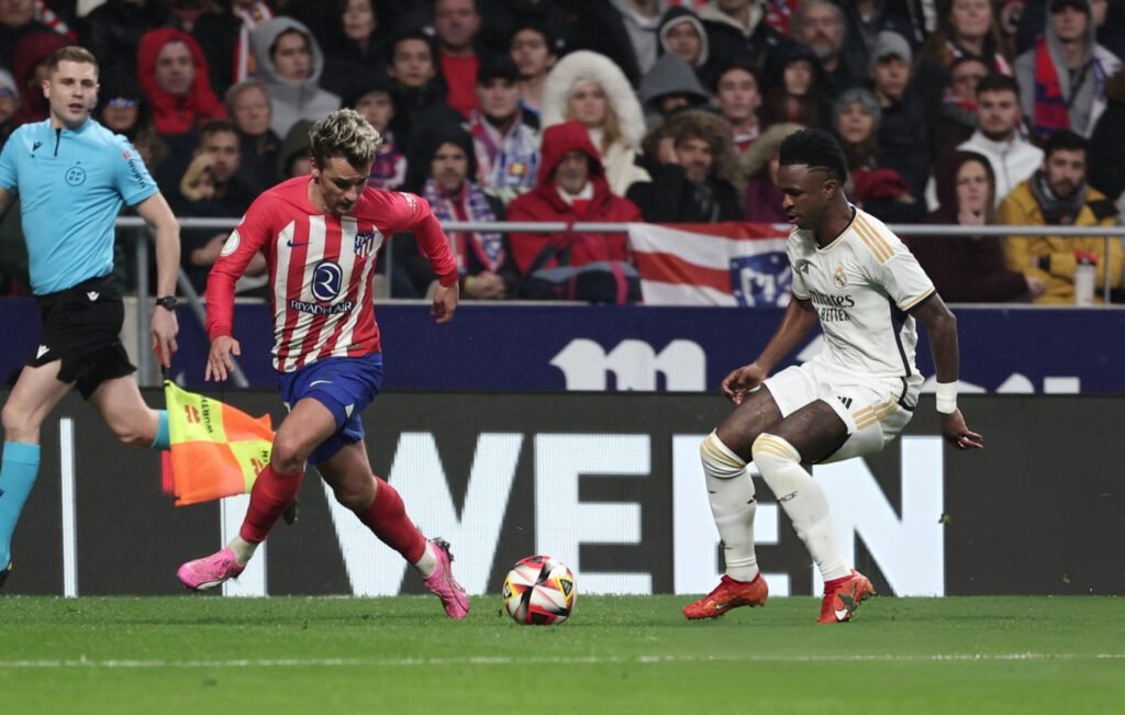 Atlético vs Real Madrid, partidazo para ver a figuras como Griezmann y Vinicius.