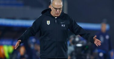 Marcelo Bielsa, seleccionador de Uruguay.