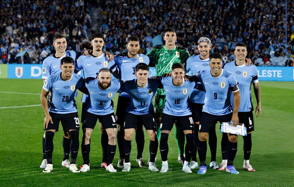 Uruguay en el último partido de Luis Suárez.