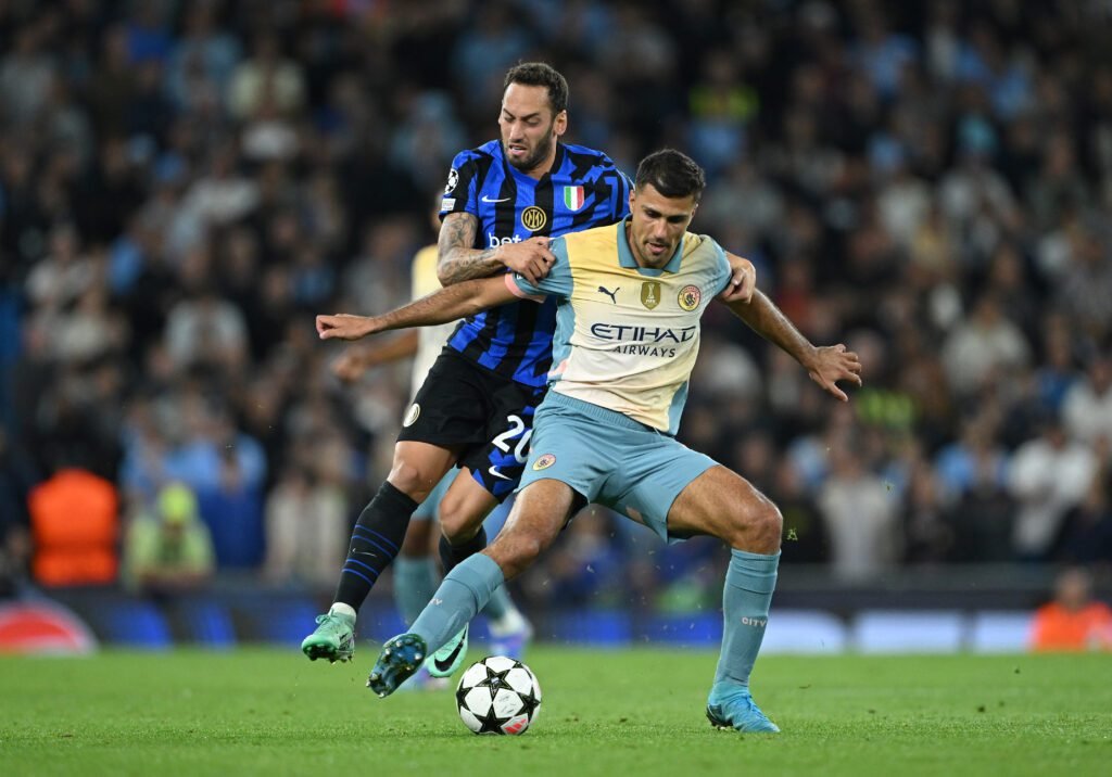 Manchester City e Inter igualaron en un disputado partido 5 Manchester City empató ante el Inter