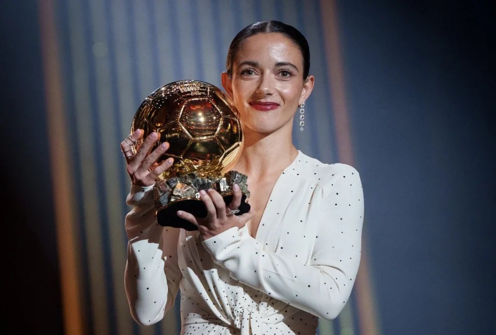 Aitana Bonmatí, ganadora del Balón de Oro 2024. 