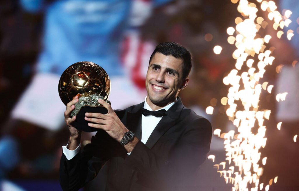 Rodri, ganador del Balón de Oro 2024.